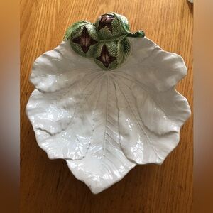 Vintage Leaf Dish, ? Italy